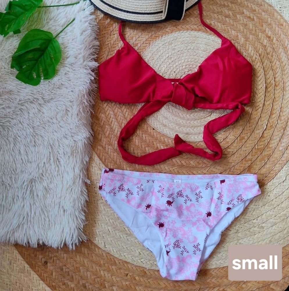 Red and Pink Swim Set - New! Never Used